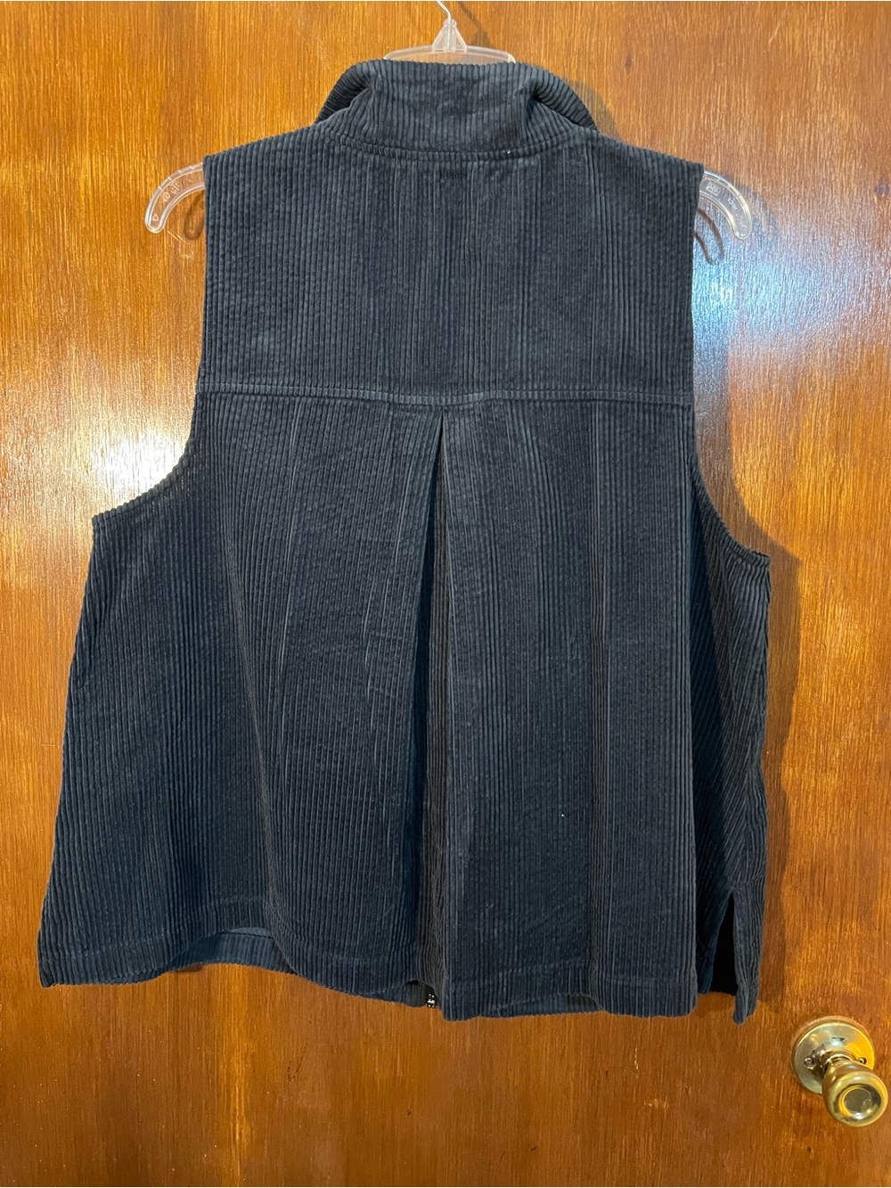 Habitat Black Ribbed Collar Vest - Picture 4 of 6